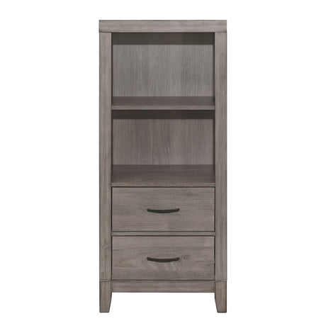 Woodrow Brownish Gray Pier/Tower Nightstand by Homelegance at Eve Furniture