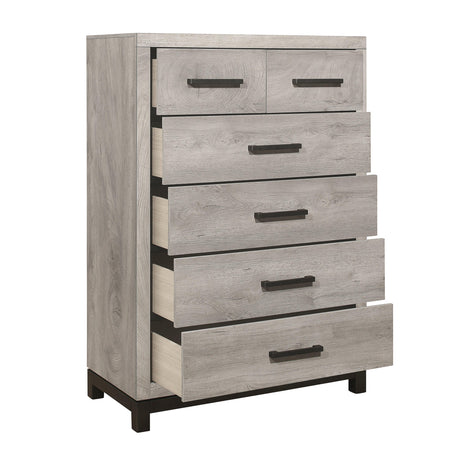 Zephyr Light Gray Chest by Homelegance at Eve Furniture