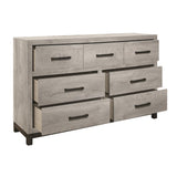 Zephyr Light Gray Dresser by Homelegance at Eve Furniture