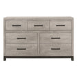 Zephyr Light Gray Dresser by Homelegance at Eve Furniture
