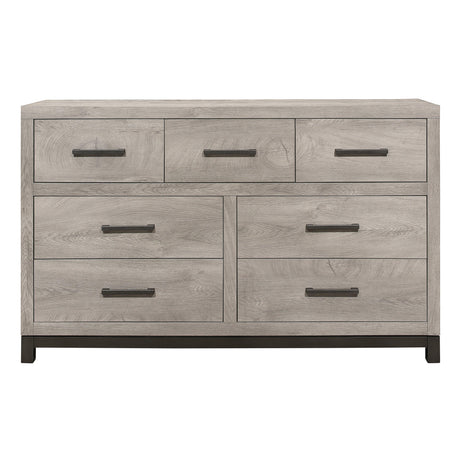 Zephyr Light Gray Dresser by Homelegance at Eve Furniture
