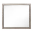 Zephyr Light Gray Mirror (Mirror Only) by Homelegance at Eve Furniture