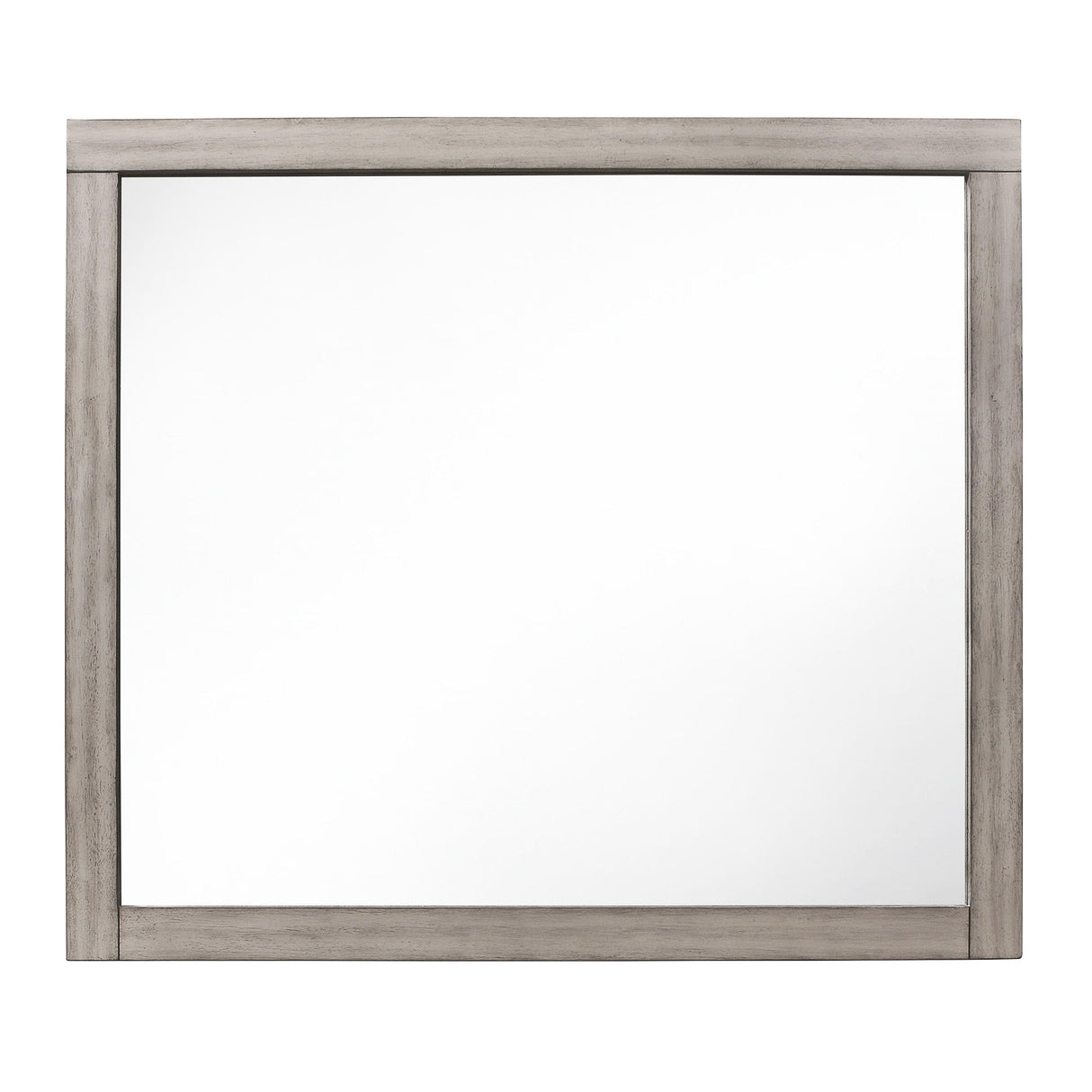 Zephyr Light Gray Mirror (Mirror Only) by Homelegance at Eve Furniture