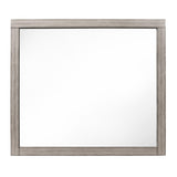 Zephyr Light Gray Mirror (Mirror Only) by Homelegance at Eve Furniture
