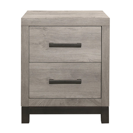 Zephyr Light Gray Nightstand by Homelegance at Eve Furniture